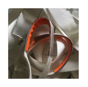 Sangle de levage plate en polyester blanc de qualité industrielle - Sangle de levage robuste de haute qualité, fabricant Sanboo Vietnam - Product Image 1