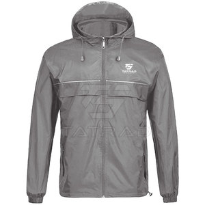 Hecho en Pakistán Hombres Chaqueta de lluvia Último diseño Su propio logotipo Hombres Chaqueta de lluvia con mangas largas Hombres Chaqueta de lluvia - Product Image 1