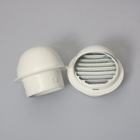 Capot de ventilation extérieur épaissi en acier inoxydable 304, peinture blanche cuite, résistant aux intempéries et à la pluie, du fabricant