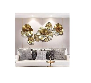 Reloj de pared de Metal moderno de calidad superior decoración de pared decoración del hogar artes de pared de Metal de alta calidad de lujo de suministro indio - Product Image 5