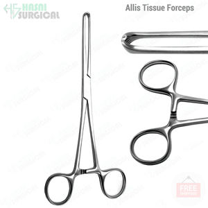 Allis Forceps de tissus d'origine manuelle les plus vendus Instruments chirurgicaux Offres Spéciales approuvé CE ISO Grande qualité - Product Image 6