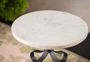 Top de mármol más vendido con soporte de metal Soporte de pastel para mesa de boda de Navidad DE LA India - Product Image 3