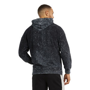 Sweats à capuche solides surdimensionnés personnalisés délavés à l'acide pour hommes Vintage Stonewashed 100% coton thermique en gros pour l'hiver OEM - Product Image 2