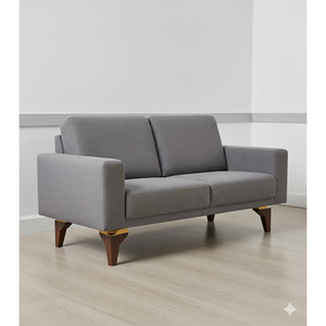 Patas y pies de sofá modernos de plástico resistente en forma de T de nogal de 14 cm para gabinetes y unidades de TV en la sala de estar - Product Image 3