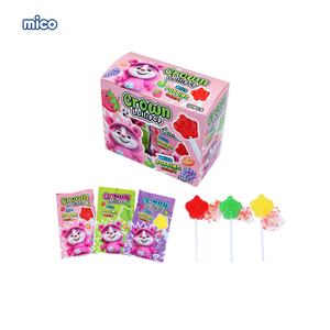 Fabricant vente en gros étiquette personnalisée coupe <span class=keywords><strong>pastèque</strong></span> sucette bonbons durs aromatisés aux fruits bonbons halal - Product Image 3