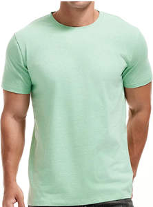 เสื้อยืดระดับพรีเมียมของผู้ชายสำหรับออกกำลังกายพร้อมปักโลโก้ทำ100% ผ้าโพลีเอสเตอร์ระบายอากาศได้ดี200ก. สวมใส่สบายแห้งเร็ว - Product Image 2