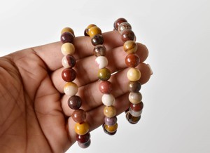 Wholesale Selling Mookaite Premium Natural 8mm Round <b>Healing</b> <b>Bracelet</b> for Meditation Jewelry - Product Image 4