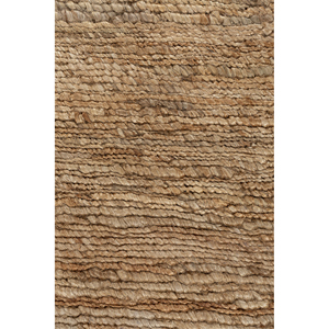 Tapis en jute et chanvre noués à la main Nomadic Threads beige et marron, tissage plat, rectangulaires, pour la maison, le couloir, couleur unie, moelleux, PKJT-159 - Product Image 3