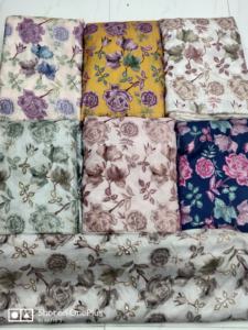 ผ้าไหมโดลาพิมพ์ลายใหม่สำหรับเสื้อผ้า salwar kameez วัตถุดิบสิ่งทอระดับพรีเมียมสามารถส่งออกได้ - Product Image 2