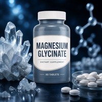 Comprimés de glycinate de magnésium pour la relaxation et le sommeil, soutien à la relaxation musculaire |   Complément alimentaire en vrac OEM ODM à marque privée