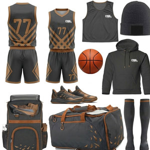 Conjunto Deportivo de Baloncesto Moderno, Diseño Flexible para Mayor Velocidad y Máxima Comodidad Durante los Juegos - Product Image 1