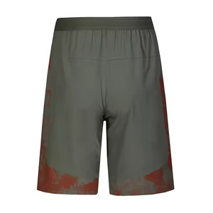 2025 Wholesale <b>Custom</b> New Design Sublimation Retro Printed Cotton Boxing MMA Shorts Mid Waist Fitness Causal Pockets Quick Dry - Product Image 2