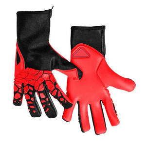 Guantes de portero de cuero de piel de oveja con cierre seguro para todas las estaciones Diseño ajustable antideslizante Opciones personalizables Club mejorado - Product Image 1