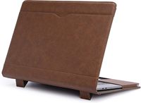 Housses de protection en cuir de qualité supérieure pour ordinateur portable avec design élégant, résistant aux rayures, fermeture sécurisée et style professionnel