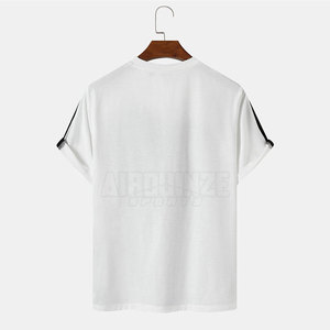 Nueva llegada 2025 Precio al por mayor Camiseta de alta calidad Hombres Algodón Regular Fit Verano Camiseta de manga corta para hombres - Product Image 2