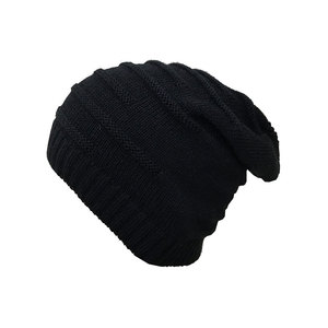 หมวกบีนนี่ใส่ได้ทั้งชายและหญิงสำหรับฤดูหนาวหมวกบีนนี่ใส่สบายดีไซน์กะโหลกแบบนิ่มพิมพ์ลายแบบลอกลายความร้อนได้100% อะคริลิค - Product Image 4