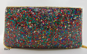 New Collection Luxury Women's Evening Handbag Sparkling Stone Pattern Metal Mosaic <b>Clutch</b> Purse Indian Manufacturer <b>Wedding</b> - Product Image 4