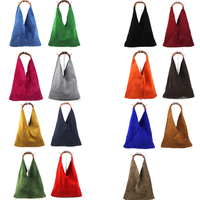 Sac fourre-tout en daim italien de luxe sac à bandoulière fait à la main grand Hobo Shopper sac à main pour ordinateur portable sac à main en cuir de tous les jours cadeau élégant