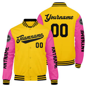 Parche bordado de chenilla personalizado, chaquetas de béisbol para hombre, chaquetas universitarias Letterman de gran tamaño para hombre, chaqueta de béisbol universitaria para hombre - Product Image 5