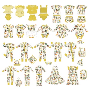 Pyjama bébé unisexe en coton bio à fermeture éclair, imprimé citrouille, pour Halloween, marque privée OEM OEKO-TEX - Product Image 5