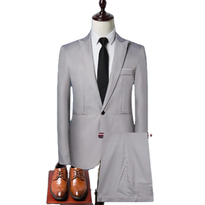 Traje de 3 Piezas para Hombre, Elegante, Sólido, Corte Entallado, Blazer, Chaleco y Pantalones para Fiesta o Cena - Product Image 3