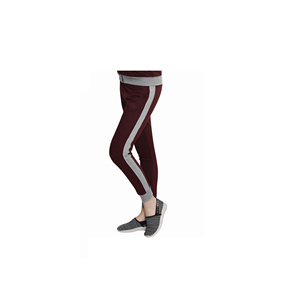 Survêtement en polaire de qualité pour femmes, survêtement à manches longues, chaud, grande taille, logo personnalisé patchwork, cerise et gris, jogging, 2026 - Product Image 3