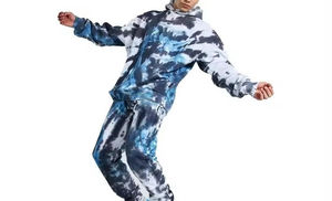 Ensemble survêtement femme avec logo personnalisé, sweat-shirt et pantalon de jogging, ensemble deux pièces, survêtement tie-dye - Product Image 2