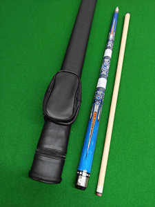 Taco <span class=keywords><strong>de</strong></span> billar chino Ingrid <span class=keywords><strong>de</strong></span> alta calidad para snooker, billar americano (Black Eight o Nine), con punta pequeña, media o grande, incluye funda. - Product Image 5