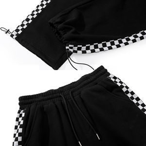 กางเกงกีฬาลำลองของผู้ชายกางเกงผ้าฝ้าย100% น้ำหนักเบามีเชือกผูกปิดกลางเอวบริการ OEM ตามสั่ง - Product Image 4