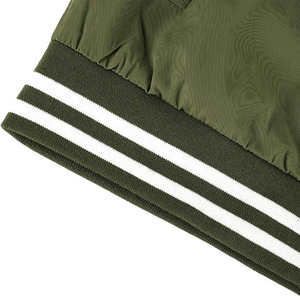 Chaqueta Varsity Personalizada para Hombre |   Cuello alto de tela transpirable y ecológica |   Chaqueta Varsity de Invierno Multicolor de Talla Grande - Product Image 5