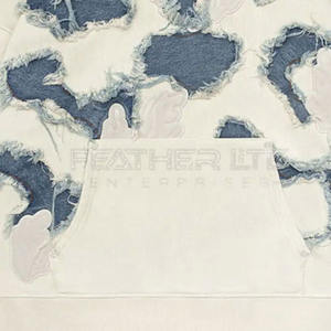 Tasa de venta total 2024 Los mejores hombres de moda Sudaderas con capucha desgastadas Low Moq Hombres Sudaderas con capucha desgastadas - Product Image 4