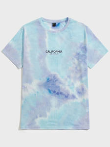 Camiseta de Verano para Hombre, Manga Corta, Cuello Redondo, Secado Rápido, Estilos Sólidos y Tie Dye - Product Image 2