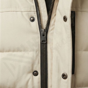 New Comfortable 2025 Men's Hooded Classical Parka <b>Jacket</b> Customizable Premium Cotton Fleece Parka with High Quality - Product Image 4