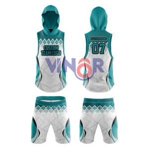 Uniforme de Fútbol Americano Profesional Personalizado con Logotipo, Jersey 7v7 Transpirable, Tallas Grandes, Diseño de Bandera, Estilo de Conjuntos, Servicio OEM - Product Image 5