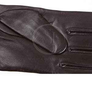 Gants en cuir durables à doigts entiers - Gants d'hiver décontractés pour l'extérieur, compatibles avec les écrans tactiles, respirants, légers, protection des mains - Product Image 6