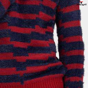 Pull en cachemire et laine à séchage rapide, anti-rides, personnalisable à l'avant, vintage, tricoté, décontracté, col rond, dernier modèle d'usine - Product Image 6