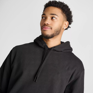 เสื้อฮู้ดสไตล์สตรีทพร้อมฮู้ดแบบสวมศีรษะทรงโอเวอร์ไซส์พร้อมฮู้ดดีไซน์คลาสสิกทรงสปอร์ตและใส่สบาย - Product Image 5