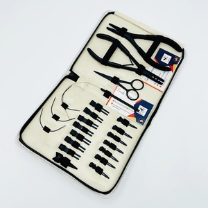 Professional Microlink Hair Extension Toolkit Complete <b>Set</b> for Expert Application Stainless Steel Includes Tape-in Press <b>Pliers</b> - Product Image 2