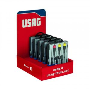 Soporte de exhibición para juego de herramientas USAG 341 SH6 con 5 microdestornilladores - Product Image 1