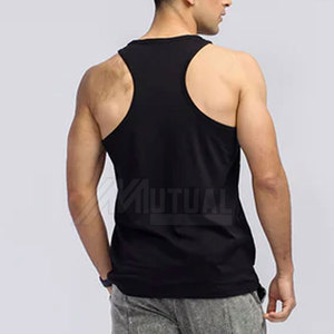 เสื้อกล้ามผ้าฝ้าย100% สำหรับผู้ชายเสื้อลำลองผ้าคอตตอนดีไซน์ถักสำหรับฤดูร้อน - Product Image 6