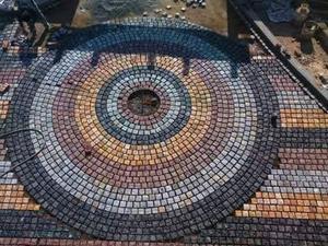 Pierre carrée naturelle taillée à la main pour l'aménagement paysager de jardin, utilisée comme galets et galets - Product Image 4