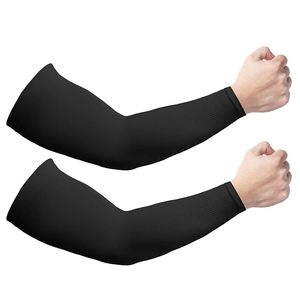 Manchons de bras en fibre de glace pour adultes, imprimés avec logo personnalisé, élastiques, respirants, protection solaire, pour activités sportives en extérieur - Product Image 1