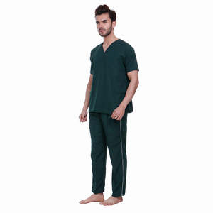Venta caliente de manga corta conjuntos de uniformes de alta calidad de tela suave uniforme de enfermería para uso hospitalario al por mayor Scrubs hombres - Product Image 3