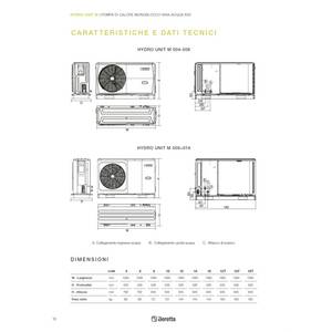 Bomba de Calor Monofásica Inverter Beretta de 14 kW, Unidad Hidráulica M 014 en R32 para Sistemas HVAC Domésticos - Product Image 4