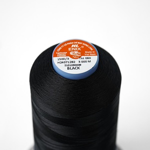 Couleurs personnalisées teintées 150D/3 Filament continu Vietnam HL ENIX 100% Polyester origine haute ténacité résistance à l'abrasion 3000M/CONE - Product Image 2