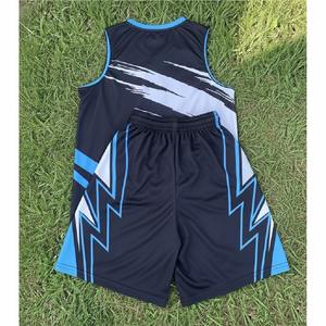 Conjunto de Uniforme de Baloncesto Reversible de Poliéster Personalizado con Nuevo Diseño, de Secado Rápido y Malla - Product Image 2