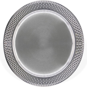 Plato de Metal para debajo de los platos, cena redonda de acero inoxidable, cargador dorado para boda, gran oferta - Product Image 5