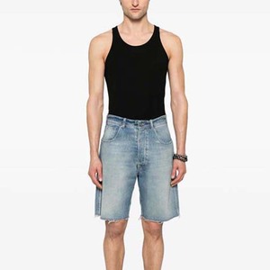 Pantalones cortos deportivos para hombre de 360 GSM personalizados para Fitness Cargoshorts pantalones cortos de gran tamaño con lavado ácido para hombre Pantalones cortos cómodos transpirables OEM - Product Image 6