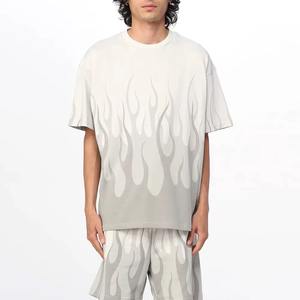 Ensemble de short d'été en coton respirant pour hommes Ensemble de short de plage à impression intégrale pour le printemps et l'été Ensemble de short de plage à séchage rapide pour hommes très vendu - Product Image 1