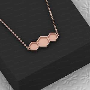 Genuine 925 <b>Silver</b> Hexagon Collet Bezel Cup Semi Mount Charm Pendant <b>Necklace</b> Setting Ashes Stone Resin DIY Jewelry Findings - Product Image 6